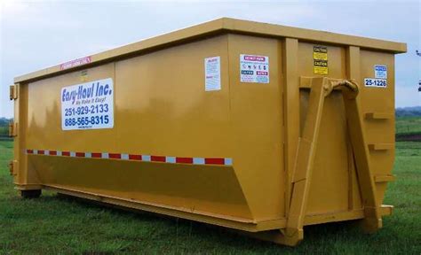 dumpster rental fairhope al|easy haul inc.